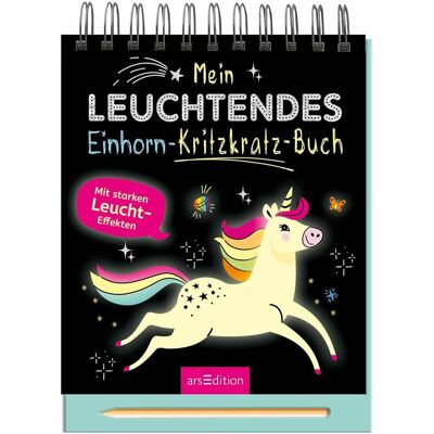 Ars Edition Mein leuchtendes Einhorn-Kritzkratz-Buch Ars Edition Mein leuchtendes Einhorn-Kritzkratz-Buch