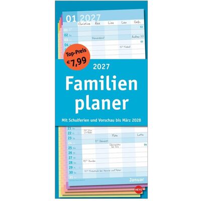 Athesia, Kalender, Basic Familienplaner 2027 Athesia, Kalender, Basic Familienplaner 2027