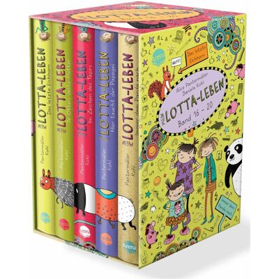 Arena Mein Lotta-Leben – Bände 16-20 (Schmuckausgabe im Schuber), Kinderbücher von Alice Pantermüller, Daniela Kohl Arena Mein Lotta-Leben – Bände 16-20 (Schmuckausgabe im Schuber), Kinderbücher von Alice Pantermüller, Daniela Kohl