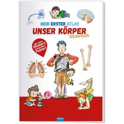 Trötsch, Sticker, Stickerbuch Mein erster Atlas Unser Körper (1 Sticker) Trötsch, Sticker, Stickerbuch Mein erster Atlas Unser Körper (1 Sticker)