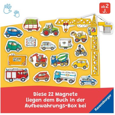 Ravensburger, Babybücher, Mein grosses Magnetbuch - Wer fährt wohin? (Deutsch) Ravensburger, Babybücher, Mein grosses Magnetbuch - Wer fährt wohin? (Deutsch)
