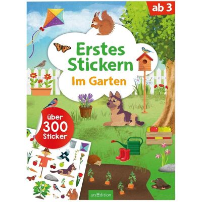 Ars Edition Erstes Stickern – Im Garten, Kinderbücher von Timo Schumacher Ars Edition Erstes Stickern – Im Garten, Kinderbücher von Timo Schumacher