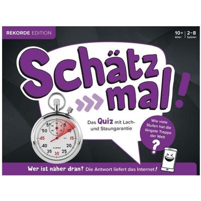 SMV Schätz mal! Rekorde Edition (Deutsch, 2 - 8 Spieler) SMV Schätz mal! Rekorde Edition (Deutsch, 2 - 8 Spieler)