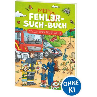 Mein Fehler-Such-Buch - Polizei und Feuerwehr, Kinderbücher von Loewe Lernen und Rätseln, Sebastian Coenen Mein Fehler-Such-Buch - Polizei und Feuerwehr, Kinderbücher von Loewe Lernen und Rätseln, Sebastian Coenen