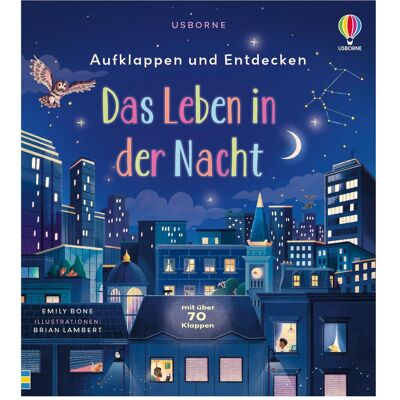 Usborne Publishing, Kinderbücher, Aufklappen und Entdecken: Das Leben in der Nacht (Deutsch, Hardcover) Usborne Publishing, Kinderbücher, Aufklappen und Entdecken: Das Leben in der Nacht (Deutsch, Hardcover)