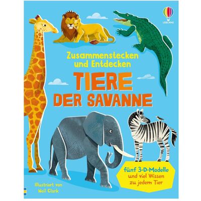Usborne Publishing, Kinderbücher, Zusammenstecken und Entdecken: Tiere der Savanne (Deutsch, Hardcover) Usborne Publishing, Kinderbücher, Zusammenstecken und Entdecken: Tiere der Savanne (Deutsch, Hardcover)