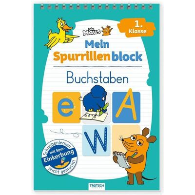 Die Maus - Mein Spurrillenblock Buchstaben Übungsbuch, Schulbücher von Trötsch Verlag GmbH & Co. KG Die Maus - Mein Spurrillenblock Buchstaben Übungsbuch, Schulbücher von Trötsch Verlag GmbH & Co. KG