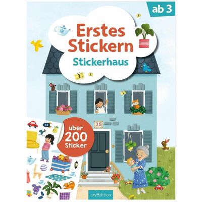 Ars Edition, Kinderbücher, Erstes Stickern Stickerhaus (Deutsch, Softcover, Lily Baron) Ars Edition, Kinderbücher, Erstes Stickern Stickerhaus (Deutsch, Softcover, Lily Baron)