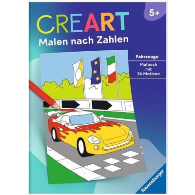 Ravensburger CreArt Malen nach Zahlen ab 5: Fahrzeuge Ravensburger CreArt Malen nach Zahlen ab 5: Fahrzeuge