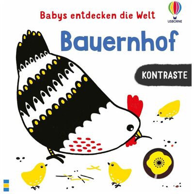 Usborne Publishing, Babybücher, Kontraste – Babys entdecken die Welt: Bauernhof (Deutsch) Usborne Publishing, Babybücher, Kontraste – Babys entdecken die Welt: Bauernhof (Deutsch)
