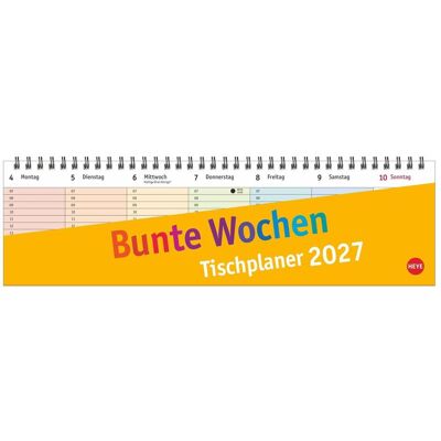 Athesia, Kalender, Bunte Wochen Wochenquerplaner 2027 Athesia, Kalender, Bunte Wochen Wochenquerplaner 2027