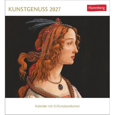 Harenberg, Kalender, Kunstgenuss Postkartenkalender 2027 - Kalender mit 53 Kunstpostkarten Harenberg, Kalender, Kunstgenuss Postkartenkalender 2027 - Kalender mit 53 Kunstpostkarten
