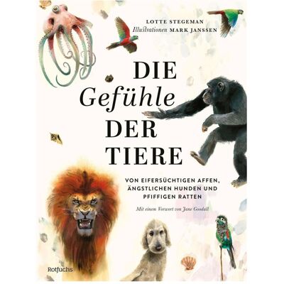 S.Fischer Die Gefühle der Tiere: Von eifersüchtigen Affen, ängstlichen Hunden und pfiffigen Ratten, Kinderbücher von Lotte Stegeman S.Fischer Die Gefühle der Tiere: Von eifersüchtigen Affen, ängstlichen Hunden und pfiffigen Ratten, Kinderbücher von Lotte Stegeman