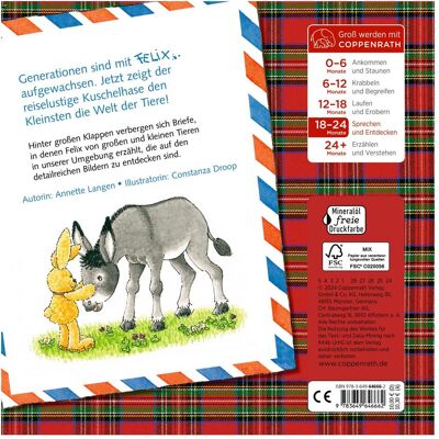 Coppenrath, Babybücher, Erste Briefe für Tier-Entdecker von Felix (Deutsch) Coppenrath, Babybücher, Erste Briefe für Tier-Entdecker von Felix (Deutsch)