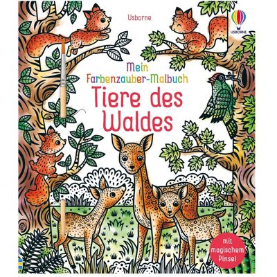 Usborne Publishing Mein Farbenzauber-Malbuch: Tiere des Waldes Usborne Publishing Mein Farbenzauber-Malbuch: Tiere des Waldes