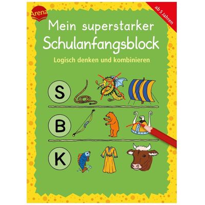 Arena Mein superstarker Schulanfangsblock. Logisch denken und kombinieren, Schulbücher von Katrin Merle, Juliane Assies, Katja Schmiedeskamp Arena Mein superstarker Schulanfangsblock. Logisch denken und kombinieren, Schulbücher von Katrin Merle, Juliane Assies, Katja Schmiedeskamp