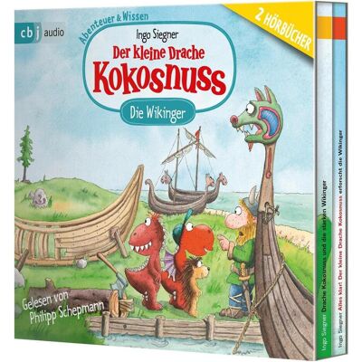Penguin Random House Der kleine Drache Kokosnuss – Abenteuer & Wissen Die Wiking, Hörbücher von Ingo Siegner, Philipp Schepmann Penguin Random House Der kleine Drache Kokosnuss – Abenteuer & Wissen Die Wiking, Hörbücher von Ingo Siegner, Philipp Schepmann