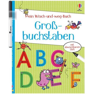 Usborne Publishing, Kinderbücher, Mein Wisch-und-weg-Buch: Grossbuchstaben (Deutsch, Jessica Greenwell, Kimberley Scott, 2026) Usborne Publishing, Kinderbücher, Mein Wisch-und-weg-Buch: Grossbuchstaben (Deutsch, Jessica Greenwell, Kimberley Scott, 2026)
