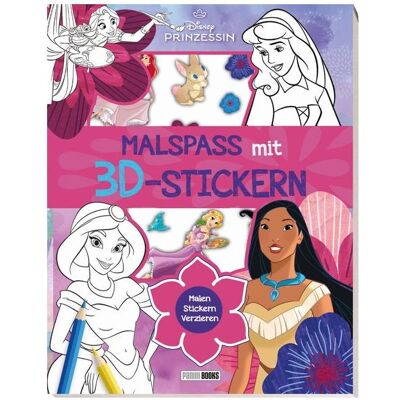 Panini Disney Prinzessin: Malspass mit 3D-Stickern Panini Disney Prinzessin: Malspass mit 3D-Stickern