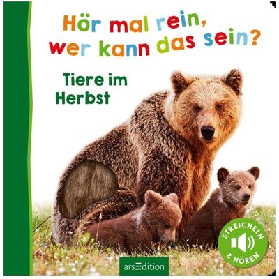 Ars Edition, Babybücher, Hör mal rein, wer kann das sein? – Tiere im Herbst (Deutsch) Ars Edition, Babybücher, Hör mal rein, wer kann das sein? – Tiere im Herbst (Deutsch)