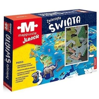 Demar Mappuzzle Junior - Tiere der Welt Demar Mappuzzle Junior - Tiere der Welt
