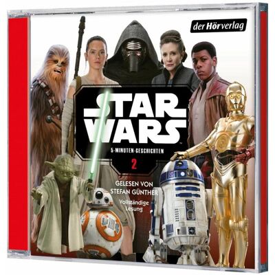DHV Star Wars 5-Minuten-Geschichten 2, Hörbücher von Andreas Kasprzak, Stefan Günther DHV Star Wars 5-Minuten-Geschichten 2, Hörbücher von Andreas Kasprzak, Stefan Günther
