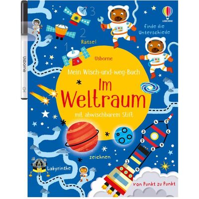 Usborne Publishing Mein Wisch-und-weg-Buch: Im Weltraum, Kinderbücher von Kirsteen Robson Usborne Publishing Mein Wisch-und-weg-Buch: Im Weltraum, Kinderbücher von Kirsteen Robson