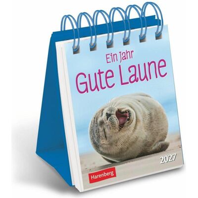 Harenberg, Kalender, Ein Jahr gute Laune Mini-Geschenkkalender 2027 Harenberg, Kalender, Ein Jahr gute Laune Mini-Geschenkkalender 2027
