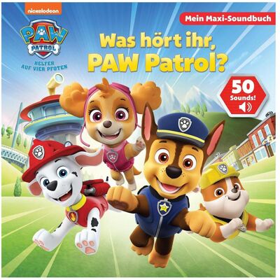 Phoenix Babybücher, PAW Patrol - Was hört ihr, PAW Patrol? Mein Maxi-Soundbuch - 50 Sounds für Kinder ab 3 Jahren (Deutsch) Phoenix Babybücher, PAW Patrol - Was hört ihr, PAW Patrol? Mein Maxi-Soundbuch - 50 Sounds für Kinder ab 3 Jahren (Deutsch)