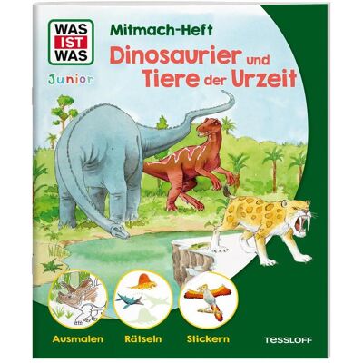 Tessloff WAS IST WAS Junior Mitmach-Heft Dinosaurier und Tiere der Urzeit, Kinderbücher von Johannes Blendinger, Ida Schuhmann, Astrid Vohwinkel Tessloff WAS IST WAS Junior Mitmach-Heft Dinosaurier und Tiere der Urzeit, Kinderbücher von Johannes Blendinger, Ida Schuhmann, Astrid Vohwinkel