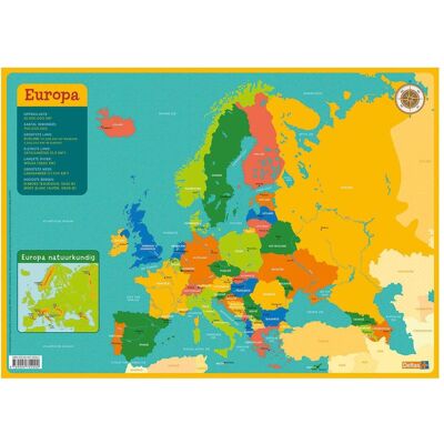 Deltas, Untersetzer, Pädagogischer Untersetzer – Karte Europa (Glasuntersetzer) Deltas, Untersetzer, Pädagogischer Untersetzer – Karte Europa (Glasuntersetzer)