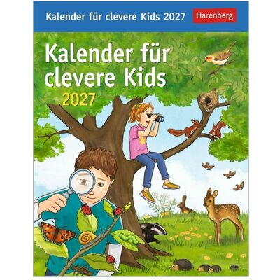Harenberg, Kalender, Kalender für clevere Kids Tagesabreisskalender 2027 Harenberg, Kalender, Kalender für clevere Kids Tagesabreisskalender 2027