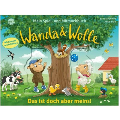 Arena, Kinderbücher, Mein Spiel- und Mitmachbuch – Wanda und Wolle.... (Deutsch, Sandra Grimm) Arena, Kinderbücher, Mein Spiel- und Mitmachbuch – Wanda und Wolle.... (Deutsch, Sandra Grimm)