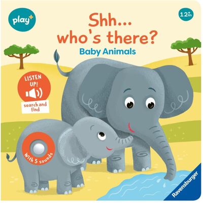 Ravensburger, Babybücher, Play+ Shh… Who's there? Baby Animals (My First Seek and Find Sound Book), Baby book (Englisch) Ravensburger, Babybücher, Play+ Shh… Who's there? Baby Animals (My First Seek and Find Sound Book), Baby book (Englisch)