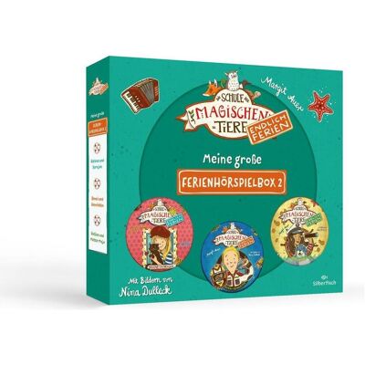 Carlsen Meine grosse Ferienhörspielbox 2, Hörbücher von Margit Auer Carlsen Meine grosse Ferienhörspielbox 2, Hörbücher von Margit Auer