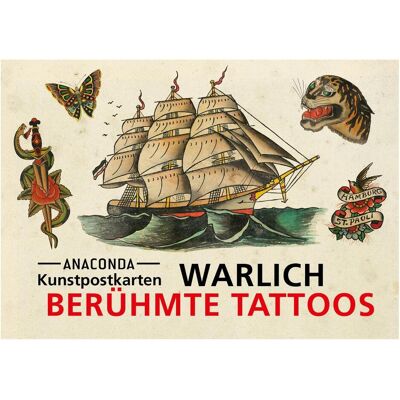 Anaconda Grusskarte + Briefpapier, Postkarten-Set Warlich. Berühmte Tattoos (20 Stk.) Anaconda Grusskarte + Briefpapier, Postkarten-Set Warlich. Berühmte Tattoos (20 Stk.)