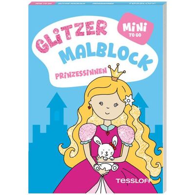 Tessloff Mini Glitzer Malblock to go. Prinzessinnen Tessloff Mini Glitzer Malblock to go. Prinzessinnen