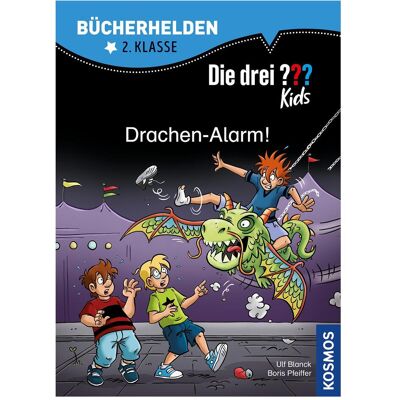 Kosmos Die drei??? Kids, Bücherhelden 2. Klasse, Drachen-Alarm!, Kinderbücher von Ulf Blanck, Boris Pfeiffer, Steffen Gumpert Kosmos Die drei??? Kids, Bücherhelden 2. Klasse, Drachen-Alarm!, Kinderbücher von Ulf Blanck, Boris Pfeiffer, Steffen Gumpert