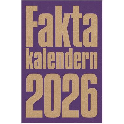 Bokförlaget Semic, Kalender, Faktakalendern 2026 Bokförlaget Semic, Kalender, Faktakalendern 2026