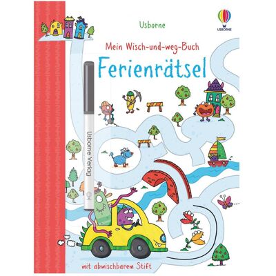 Usborne Publishing Mein Wisch-und-weg-Buch: Ferienrätsel, Kinderbücher von Gareth Williams, Jane Bingham Usborne Publishing Mein Wisch-und-weg-Buch: Ferienrätsel, Kinderbücher von Gareth Williams, Jane Bingham