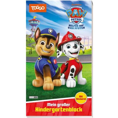 BlockX PAW Patrol: Mein grosser Kindergartenblock, Kinderbücher von Panini BlockX PAW Patrol: Mein grosser Kindergartenblock, Kinderbücher von Panini