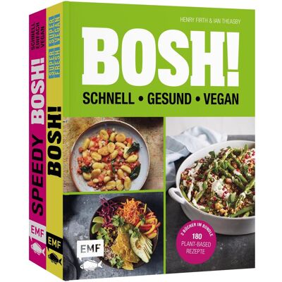 Edition Fischer BOSH! schnell – gesund – vegan (2 Bücher im Bundle), Ratgeber von Henry Firth, Ian Theasby Edition Fischer BOSH! schnell – gesund – vegan (2 Bücher im Bundle), Ratgeber von Henry Firth, Ian Theasby