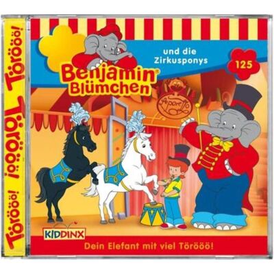 Kiddinx CD Benjamin Blümchen #125 und die Zirkusponys, Hörbücher von Benjamin Blümchen Kiddinx CD Benjamin Blümchen #125 und die Zirkusponys, Hörbücher von Benjamin Blümchen