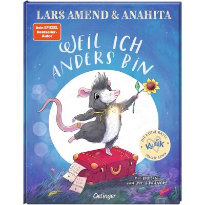 Oetinger Die kleine Ratte Kwiik macht stark. Weil ich anders bin, Kinderbücher von Julia Francke, Lars Amend, Anahita Oetinger Die kleine Ratte Kwiik macht stark. Weil ich anders bin, Kinderbücher von Julia Francke, Lars Amend, Anahita