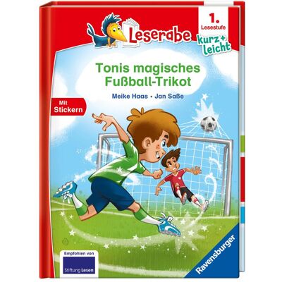 Ravensburger Leserabe - 1. Lesestufe Kurz und leicht: Tonis magisches Fussball-Trikot, Schulbücher von Meike Haas Ravensburger Leserabe - 1. Lesestufe Kurz und leicht: Tonis magisches Fussball-Trikot, Schulbücher von Meike Haas