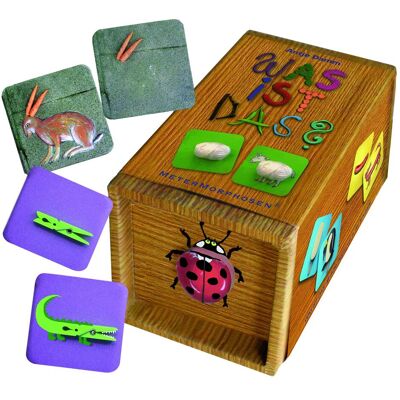 MeterMorphosen MET00540 - Memo für Kinder: Was ist das? - Finde die Tiere im Alltag, 2+ Spieler ab 4 Jahren (Deutsch, 2 - 6 Spieler) MeterMorphosen MET00540 - Memo für Kinder: Was ist das? - Finde die Tiere im Alltag, 2+ Spieler ab 4 Jahren (Deutsch, 2 - 6 Spieler)