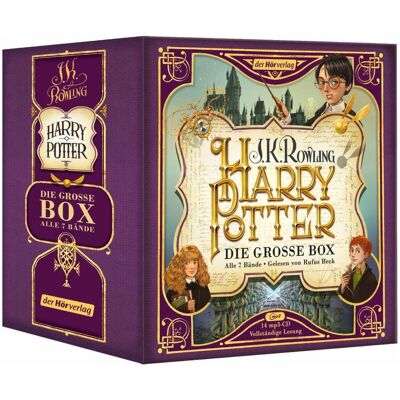 DHV Harry Potter. Die grosse Box zum Jubiläum. Alle 7 Bände, Hörbücher von J.K. Rowling DHV Harry Potter. Die grosse Box zum Jubiläum. Alle 7 Bände, Hörbücher von J.K. Rowling
