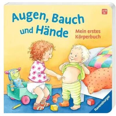 Ravensburger, Babybücher, Augen, Bauch und Hände. Mein erstes Körperbuch. Allererstes Wissen. Körperteile spielerisch (Deutsch) Ravensburger, Babybücher, Augen, Bauch und Hände. Mein erstes Körperbuch. Allererstes Wissen. Körperteile spielerisch (Deutsch)