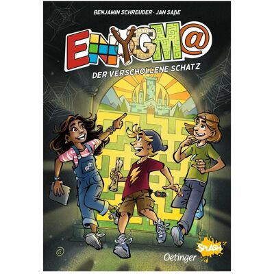 Oetinger Enygma. Der verschollene Schatz, Kinderbücher von Jan Sasse, Benjamin Schreuder Oetinger Enygma. Der verschollene Schatz, Kinderbücher von Jan Sasse, Benjamin Schreuder