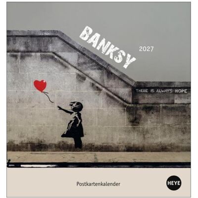 Athesia, Kalender, Banksy Postkartenkalender 2027 Athesia, Kalender, Banksy Postkartenkalender 2027